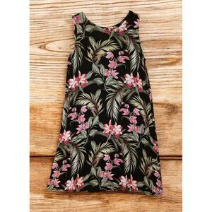 Hibiscus Collection Hawaii Dress One Size Lightweight 100% Rayon Tropical Floral
